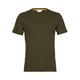 Icebreaker Herren Central Classic SS T-Shirt für Alltag, Abenteuer, Fitnessstudio & Training - Loden, M