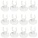 60 Pack 1/2 Aquarium Suction Cup Clip White For Aquarium Heater Tubing Hose Plant Decoration Fish Tank