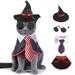 Mairbeon Pet Costume Decorative Cosplay Prop Cloth Creative Dog Glasses Necktie Cap Bib for Party