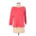 J.Crew Long Sleeve T-Shirt: Pink Tops - Women's Size Small