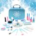 Kids Makeup Kit for Girl Washable Makeup for Kids Frozen Toys for Girls Princess Toys Kids Toys for Girls Toddlers Gift Toys for 3 4 5 6 7 8 Year Old Girls