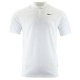 Nike Victory Micro Print Golf Polo Shirt Size M White Black CU9841-100 NWT