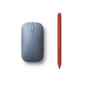Microsoft Surface Pen Poppy Red + Microsoft Surface Mobile Mouse Ice Blue - Bluetooth 4.0 Connectivity for Pen - BlueTrack Enabled Mouse - 4 096 pressure points - Bluetooth Connectivity for Mouse -...