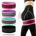 PKKJ 3PCS Resistance Bands Booty Fabric Glutes Hip Circle Legs Squat Yoga Non Slip