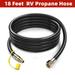 SunRipple 18 Feet RV Quick Connect Propane Hose for Camp Chef Stove and Portable Fire Pit Connection