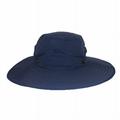 Men s Sun Protection Hat Wide Brim Fisherman s Hat for Fishing Hiking Navy Blue