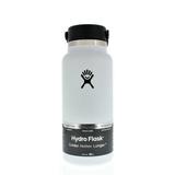 Hydro Flask Wide Mouth Water Bottle with Flex Cap White 32oz/946ml