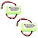 SPS Brand 2.4 V 500 mAh Replacement Battery for Radio Shack/Tandy 23-960 Cordless Phone (2 PACK)