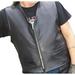 ReedÃ‚Â® Men s Naked Cow Leather Motorcycle Vest Made in USA (XLT Black)