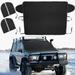 T-meet Windshield Cover for Ice and Snow Car Windshield Snow Cover with Side Mirror Covers Thicken Car Snow Cover 600D Oxford Fabric Frost Guard Windshield Cover for All Weather Fits Car Truck SUV