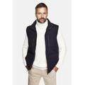 Steppweste CABANO "Cotton-Touch-Weste", Herren, Gr. 29, blau (dunkelblau), 100% Polyester, klassisch, normal, hoch geschlossener Ausschnitt, Westen, in wasserabweisender Qualität