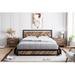 17 Stories Hiren 41.3" Bed Frame Wood in Brown | 41.3 H x 78 W x 54.3 D in | Wayfair F9A266F6784F4E5DB68A00C9DB0A4680