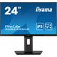 iiyama ProLite XUB2493HS-B5 - LED monitor - 24" (23.8" viewable) - 1920 x 1080 Full HD (1080p) @ 75 Hz - IPS - Black