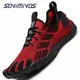 Water Shoes for Men Barefoot Beach Shoes Breathable Sport Shoes Quick Dry River Whtie Sea Aqua