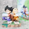 15cm Anime Dragon Ball Z Kids Goku Figure Kuririn Son Goku Pvc Action Figures Gk State Collectible