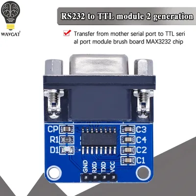 MAX3232 RS232 zu TTL Serial Port Konverter Modul DB9 Stecker MAX232 für Arduino Image