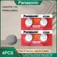 4 Stück panasonic a76 lr44 ag13 1 5 sr1154 sr44 lr 44 V Alkali batterien für Uhren rechner Spielzeug