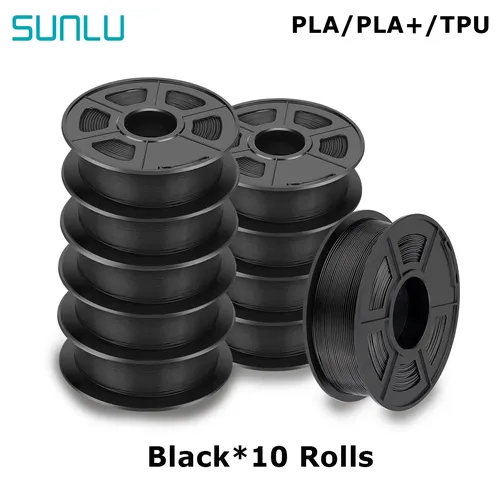 SUNLU PLA PLUS Filament 5/10KG 3D Drucker Filament pla +/Pla/Tpu 10 stücke 0.5/1KG Rolle 1 75 MM ±