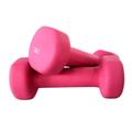 Ab. Neoprene Dumbbells of 2Kg (4.4LB) Includes 2 Dumbbells of 1Kg (2.2LB) | Pink | Material : Iron with Neoprene coat | Exercise and Fitness Weights for Women and Men at Home/Gym