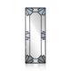 Stain Glass Art Deco Mirror, Wall Mirror, Art Deco Mirror, Mirror, Hallway Mirror, Vintage Mirror