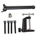 Walmeck Microphone Stand Set Heavy Duty Mic Suspension Scissor Boom Arm with Clamp Sticky Tape for Singing Live Stream