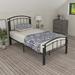 Metal Beds Frame with 13-Piece Metal Slat Frame, Recommended for 10-12 Inch Mattress