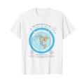 Gleason Flat Earth Map, Flat Earth Map, Flat Earth T-Shirt