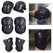 Mairbeon 6Pcs Elbow Knee Wrist Pads Sports Skating Rollerblading Protective Guard Brace