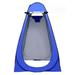 Portable Pop Up Shower Privacy Tent Spacious Dressing Changing Room for Toilet Camping Biking Beach Foldable and Carry Bag - Blue