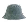 ManxiVoo hats Unisex Double Side Wear Reversible Bucket Hat Trendy Cotton Twill Canvas Sun Fishing Hat Fashion Cap sun hats for women Green