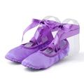 eczipvz Toddler Shoes Children Dance Shoes Strap Ballet Shoes Toes Indoor Yoga Training Shoes Big Girls High Tops (Purple 3.5 Big Kids)