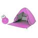 up Tent Beach Tent Portable Tent Sun Protection Sun Protection Instant Tent Camping Tent for Beach Family Camping Picnic Hiking Pink