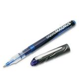 1PC AbilityOne 7520014612663 SKILCRAFT Liquid Magnus Roller Ball Pen Stick Micro 0.5 mm Blue Ink Clear/Blue Barrel Dozen