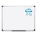 1PC MasterVision Value Lacquered Steel Magnetic Dry Erase Board 18 x 24 White Surface Silver Aluminum Frame