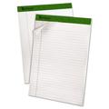 1PC Ampad Earthwise by Ampad Recycled Writing Pad Wide/Legal Rule Politex Sand Headband 40 White 8.5 x 11.75 Sheets 4/Pack