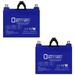 12V 35AH GEL NB Replacement Battery Compatible with Invacare Pronto P31 Power Chair - 2 Pack