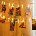 Kozart Photo Clip String Lights 17Ft-50 LED Fairy String Lights With 50 Clear Clips For Hanging Pictures Photo String Lights With Clips-Perfect Dorm Bedroom Wall Decor Wedding Decorations