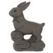 Tea Pet Figurine Decoration Animal Ornament Tiger Kung Fu Statue Figurines Car Clay Rabbit Sculpture Purple Good Luck