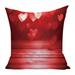 KIHOUT Propormotion Valentine s Day Linen Pillowcase Printing Sofa Cushion Home Decoration 45 x 45cm