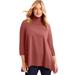 Plus Size Women's One+Only Mock-Neck Tunic by June+Vie in Shadow Rose (Size 18/20)