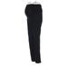 Motherhood Casual Pants - High Rise Straight Leg Boyfriend: Black Bottoms - Women's Size Small Maternity