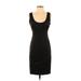 ADAM by Adam Lippes Casual Dress - Sheath Scoop Neck Sleeveless: Black Solid Dresses - Women's Size 2