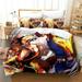 Cool My Hero Academia Bedding Bed Set Twin Full Queen King Size - Deku Todoroki Bakugou Action Figures 1 Duvet Cover 2 Pillow Case