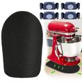 Mixer Slider Mat for Kitchenaid 4.5-5 Qt Tilt Head Stand Mixer Rubber Mover Moving Matting for Kitchenaid Artisan and Classic Series Black(33cm*20cm)