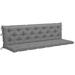 bench cushion swing replacement seat cushion water outdoor bench cushion seat pad for patio porch garden gray fabric