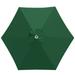 EliteShade Forest Green Replacement Canopy for Round 7.5FT Patio Umbrellas with 6 Ribs (Canopy Only)