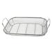 Stainless Steel Grill Basket | Vegetable Barbecue Basket | Stainless Steel Mesh Grilling Basket Pan With Handles For Veggie Chicken Meats Fish Heavy Duty