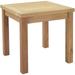 Marina Premium Grade A Teak Wood Outdoor Patio Square Side End Table In Natural