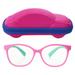 Hemoton Children Glasses Anti-blue Glasses Flat Lens Silicone Goggles Protective Eyewear With Box for Home Woman Man Kids (C3 Pink Frame Green Leg With Random Color Box)