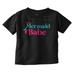 Mini Mermaid Babe Beach Lovers Youth T Shirt Tee Girls Infant Toddler Brisco Brands 4T